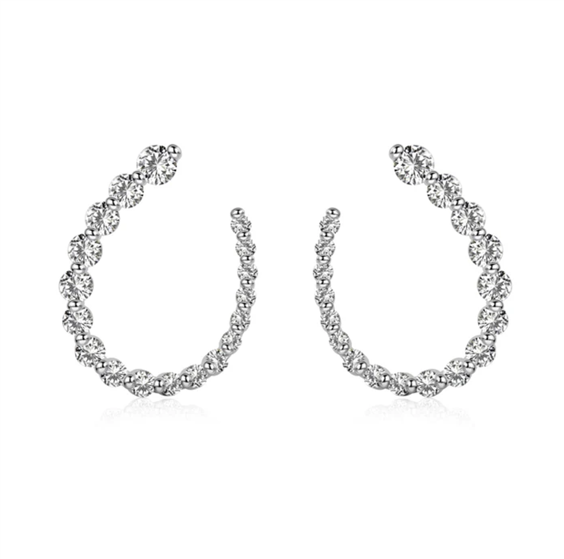 Boucles d'oreilles CikOrefice Gioielli Femme in Argent Cubic Zirconia EONWR01 - EONWR01